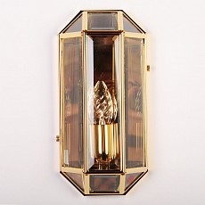 Накладной светильник doge luce 973 973-1ap-b-c (cristallo m) gold